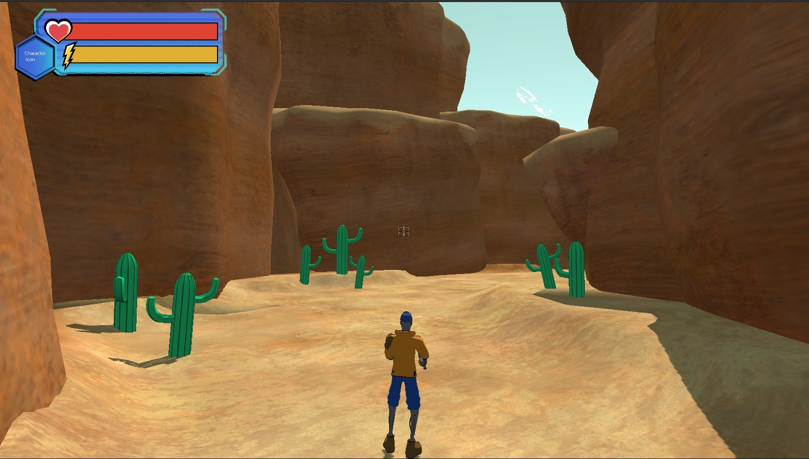 Desert level screenshot